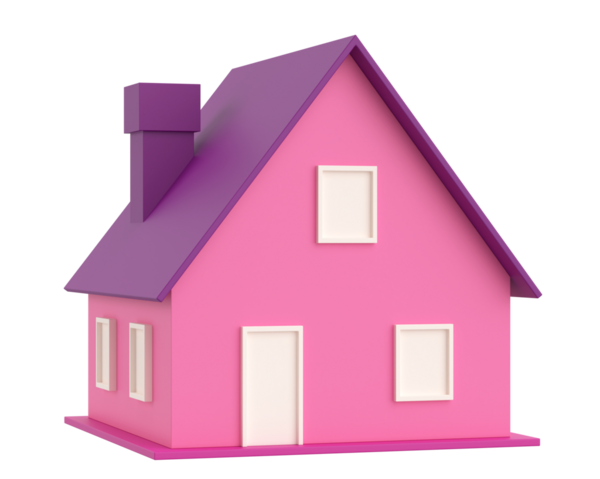 Üç boyutlu ev. 3B ev.