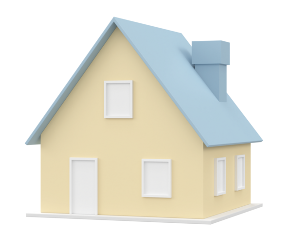 Üç boyutlu ev. 3B ev.
