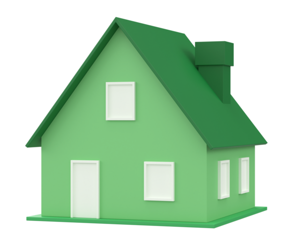 Üç boyutlu ev. 3B ev.