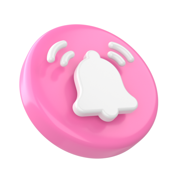 3D abone simgesi. Üye olma düğmesi. 3B öge.