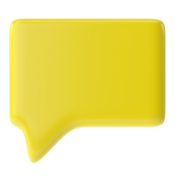 Konuşma balonu. Konuşma balonu. Mesaj kutusu. 3B illüstrasyon.