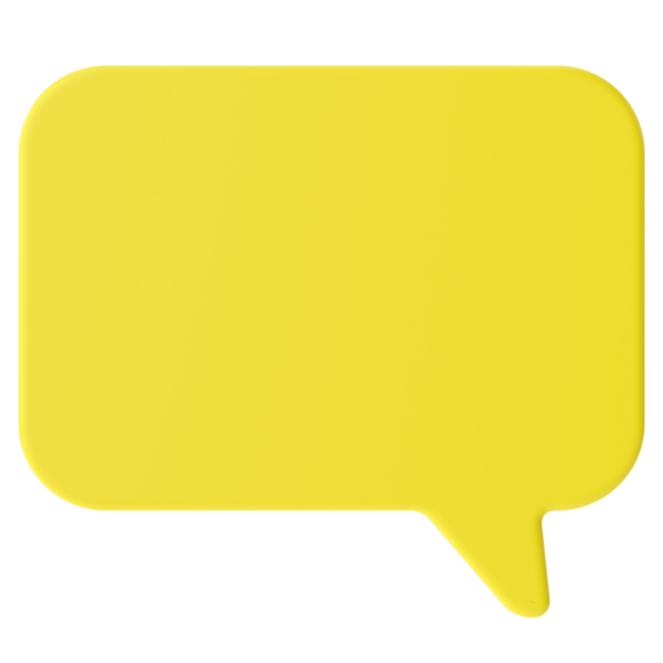 Konuşma balonu. Konuşma balonu. Mesaj kutusu. 3B illüstrasyon.