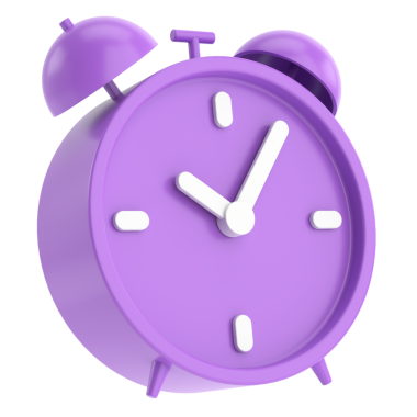 Üç boyutlu çalar saat. 3B illüstrasyon.