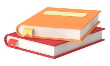 Üç boyutlu kitap. 3B illüstrasyon.