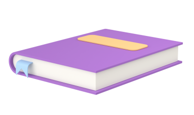 Üç boyutlu kitap. 3B illüstrasyon.