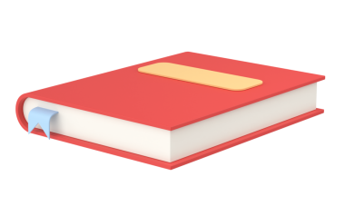 Üç boyutlu kitap. 3B illüstrasyon.