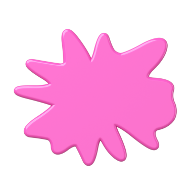 Üç boyutlu kütle şeklinde. Üç boyutlu tekstil. Pembe leke.