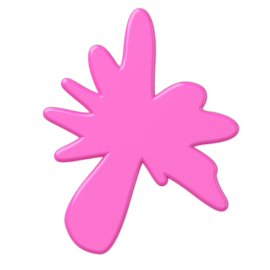 Üç boyutlu kütle şeklinde. Üç boyutlu tekstil. Pembe leke.