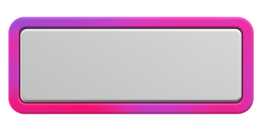 Üç boyutlu düğme. Boş tuş. 3B illüstrasyon.