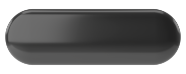 Üç boyutlu düğme. 3B illüstrasyon.