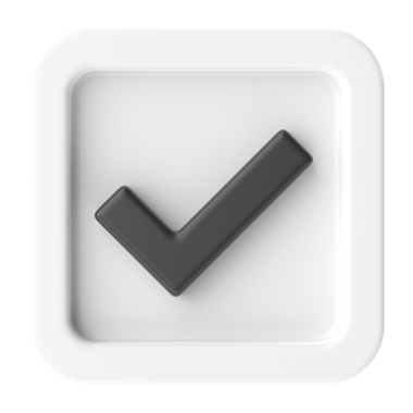 Hesap kutusu. İşaretle. 3B illüstrasyon.