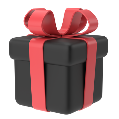 Üç boyutlu hediye kutusu. 3B illüstrasyon.