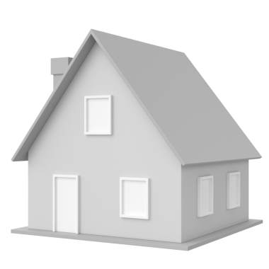 Üç boyutlu ev. 3B ev.