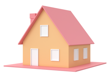 Üç boyutlu ev. 3B ev.