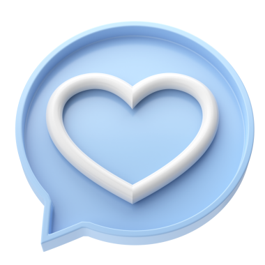 3 boyutlu aşk ikonu. Sevgililer Günü dekorasyonu.