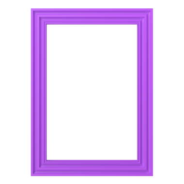 3 boyutlu çerçeve. Portre çerçevesi. 3B illüstrasyon.