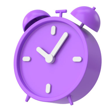 Üç boyutlu çalar saat. 3B illüstrasyon.