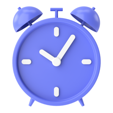 Üç boyutlu çalar saat. 3B illüstrasyon.