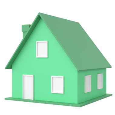 Üç boyutlu ev. 3B ev.