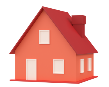 Üç boyutlu ev. 3B ev.