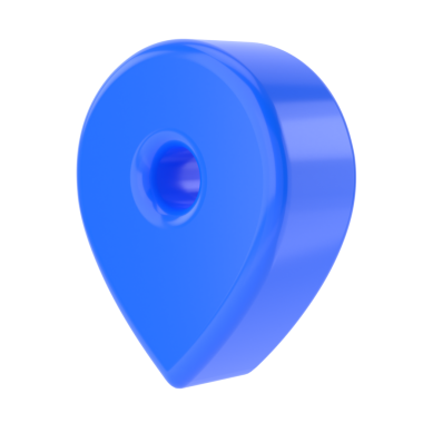 Üç boyutlu konum işareti. 3 Boyutlu simge.