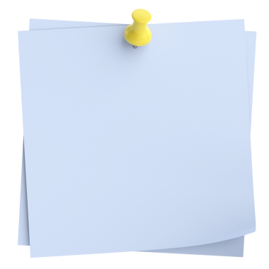 Pimi basılı not kağıdı. 3B illüstrasyon.