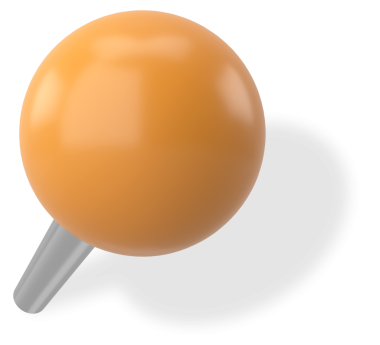 Pimi çek. Çizim iğnesi. Gölgeli 3B iğne.