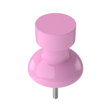 Üç boyutlu pim. Pimi çek. 3B öge.