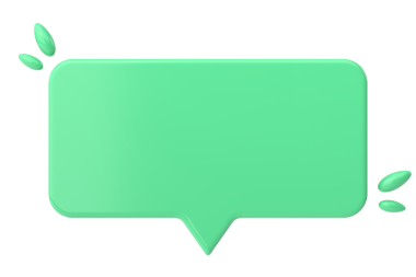 Konuşma balonu. Sohbet balonu. 3B illüstrasyon.