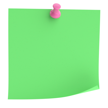 Pimi basılı not kağıdı. 3B illüstrasyon.