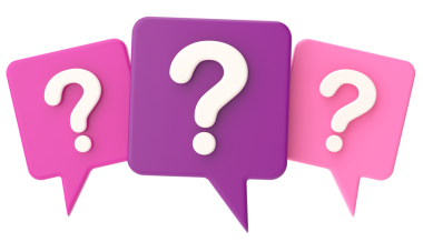 Soru işareti işareti. 3B illüstrasyon.