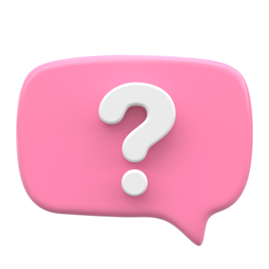 Soru işareti simgesi. Canlı sohbet. 3 Boyutlu simge.