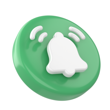 3D abone simgesi. Üye olma düğmesi. 3B öge.