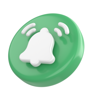 3D abone simgesi. Üye olma düğmesi. 3B öge.