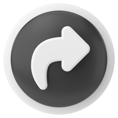 Simgeyi paylaş. Paylaş düğmesi. 3B illüstrasyon.