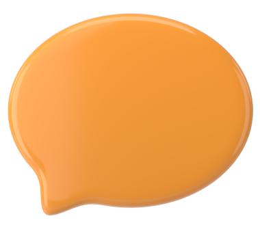 Konuşma balonu. Sohbet balonu. 3B illüstrasyon.