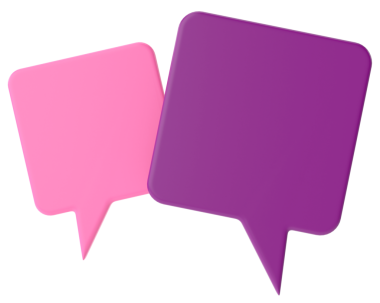 Konuşma balonu. Mesaj kutusu. 3B illüstrasyon.