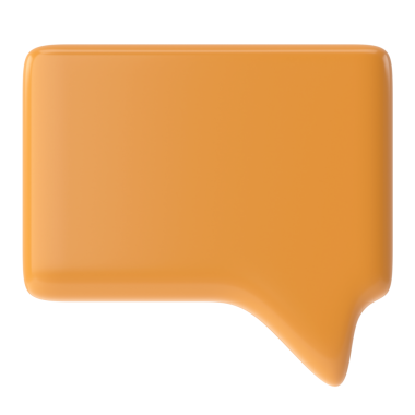 Konuşma balonu. Konuşma balonu. Mesaj kutusu. 3B illüstrasyon.