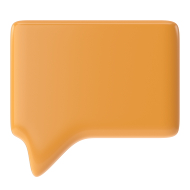 Konuşma balonu. Konuşma balonu. Mesaj kutusu. 3B illüstrasyon.