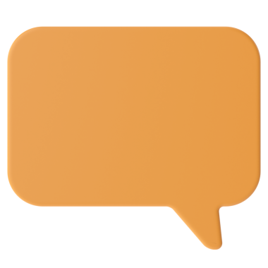 Konuşma balonu. Konuşma balonu. Mesaj kutusu. 3B illüstrasyon.