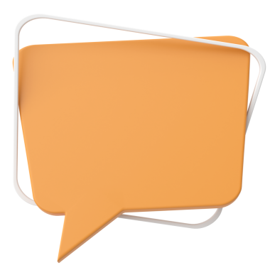 Konuşma balonu. Konuşma balonu. Mesaj kutusu. 3B illüstrasyon.