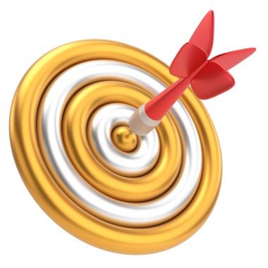 Üç boyutlu başarı simgesi. 3B illüstrasyon.