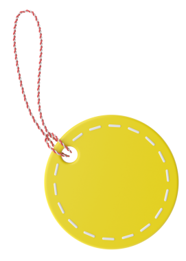 Üç boyutlu etiket. Üç boyutlu etiket. Satış etiketi.