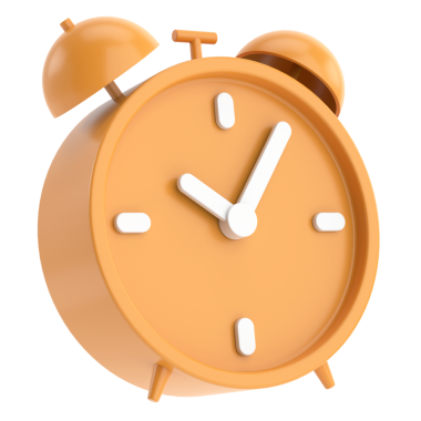 Üç boyutlu çalar saat. 3B illüstrasyon.