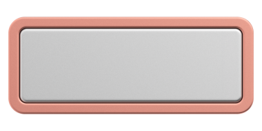 Üç boyutlu düğme. Boş tuş. 3B illüstrasyon.