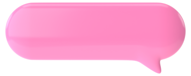 Konuşma balonu. Sohbet balonu. Mesaj kutusu. 3B illüstrasyon.