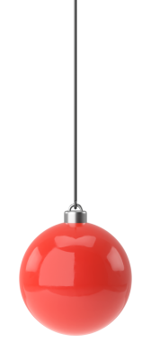 Noel balosu. 3d illüstrasyon.