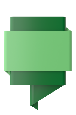 Üç boyutlu konuşma balonu. Boş afiş. 3B illüstrasyon.