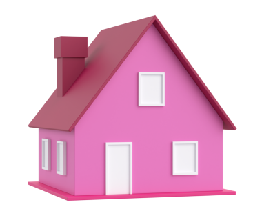 Üç boyutlu ev. 3B ev.