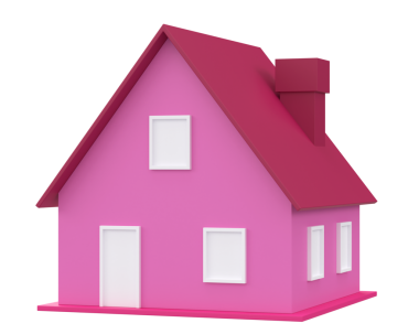 Üç boyutlu ev. 3B ev.